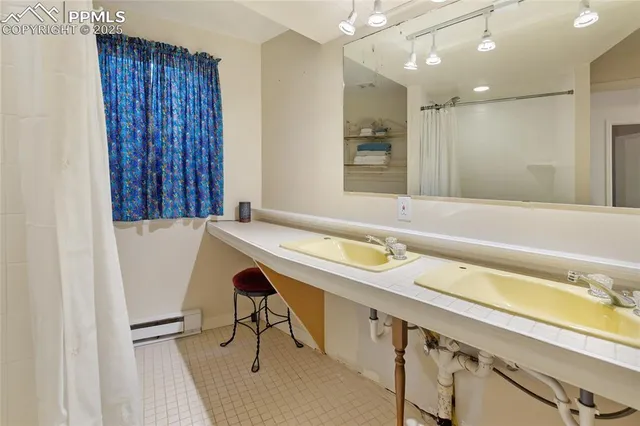 a bathroom with a sink and a bathtub