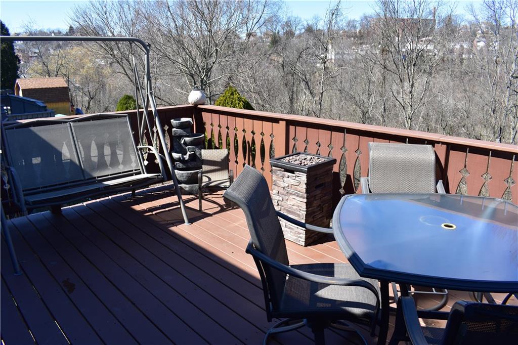 3858 Edge Road Pittsburgh, PA 15227 - Photo 13 of 23 Enjoy the outside deck off of the Family Room with new deck boards
