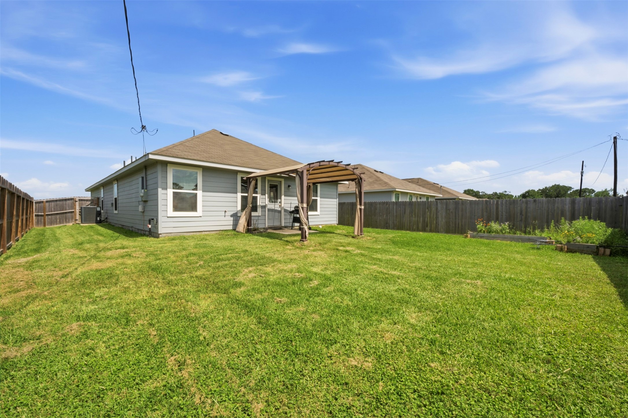 1523 22nd Street Hempstead, TX 77445 - Photo 21 of 26 Backyard view showcasing ample green space for recreation and pets.