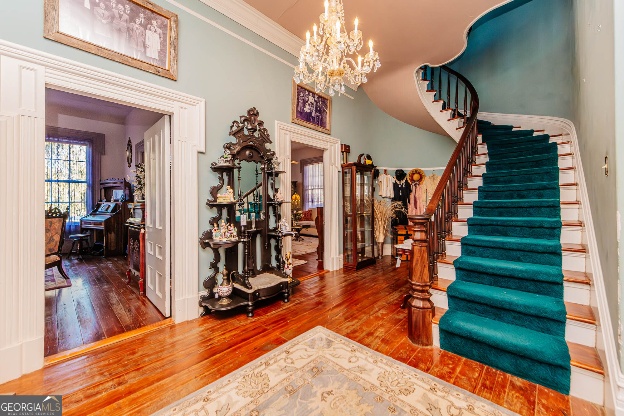 200 Felton Road Perry, GA 31069 - Photo 15 of 128 a view of a livingroom with hardwood floor and stairs