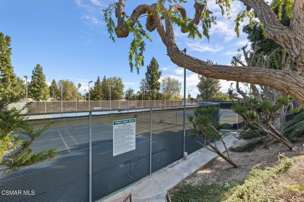 19137 Index Street, Unit 9 Porter Ranch, CA 91326 - Photo 37 of 39 a view of a tennis court