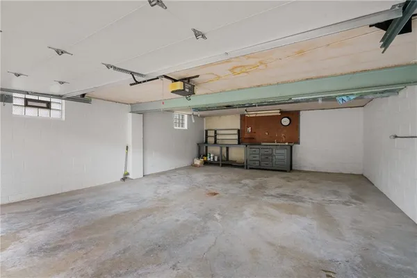 a view of garage