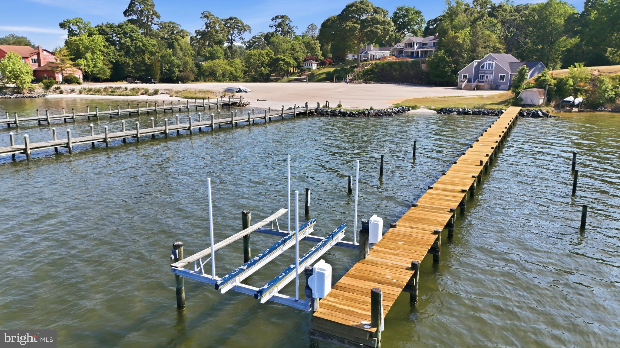 23500 River Road Lexington Park, MD 20653 - Photo 10 of 92 Boat Lift off the Pier