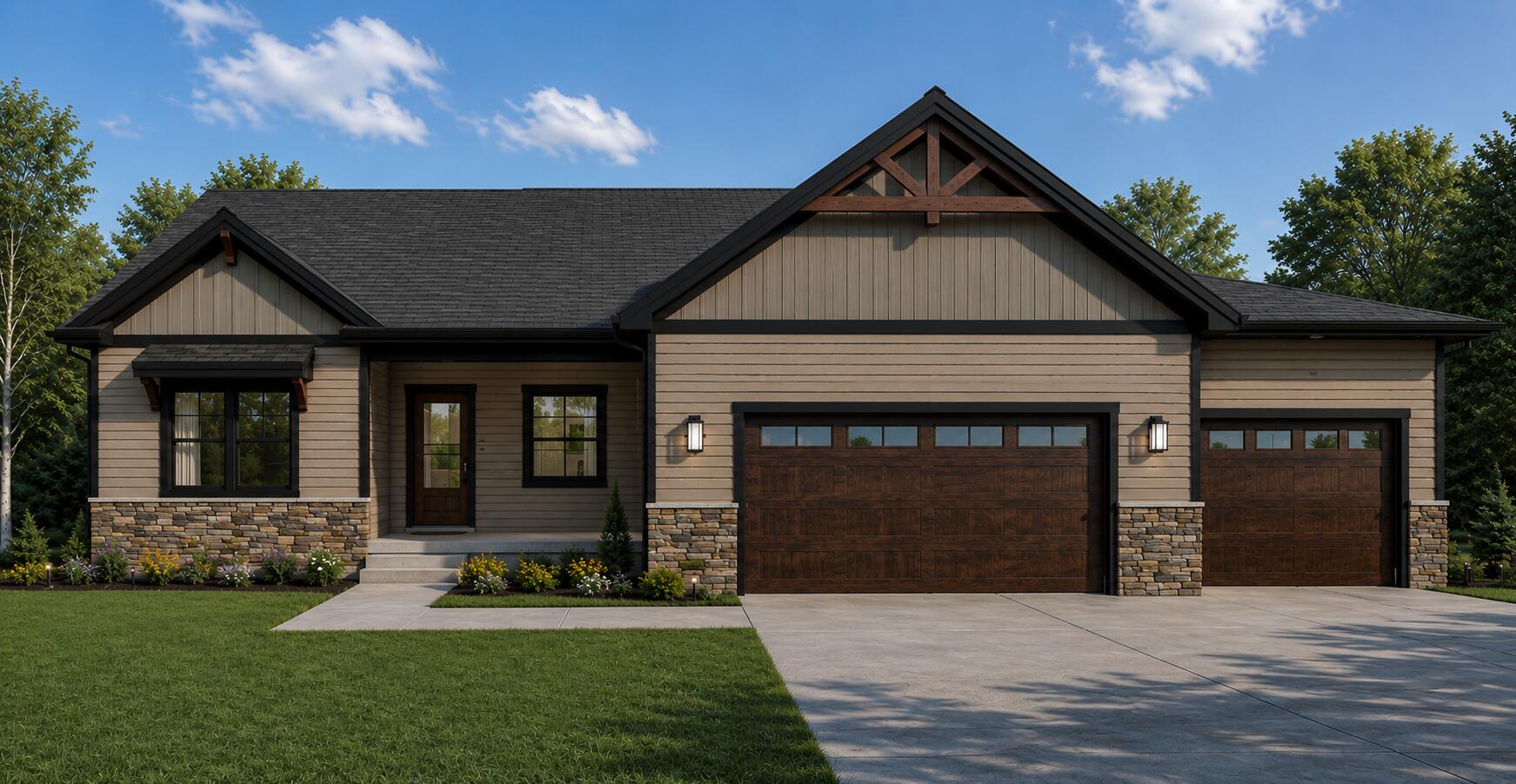Lot 58 East Starlight Rdg Circle Onekama, MI 49675 - Photo 1 of 9 Starlight Ridge Circle Front Rendering