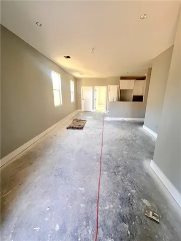 a view of empty room