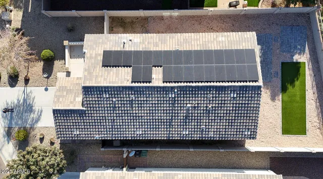 a view of a brick house with a door