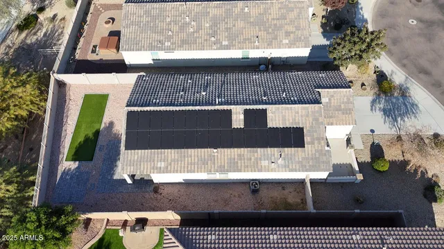 a view of balcony with furniture