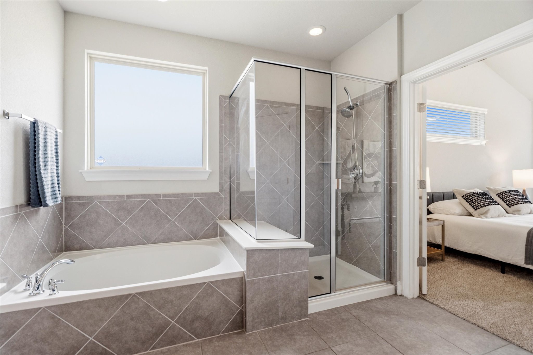 2300 Centennial Loop Round Rock, TX 78665 - Photo 21 of 40 A soaking tub provides the perfect place to relax after a long day.