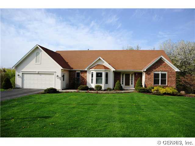 920 Taylor Rise Victor, NY 14564 - Photo 1 of 1 Exterior Front. Fabulous, custom built ranch on 1.