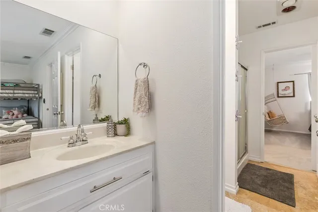 a view of a swimming pool with a yard