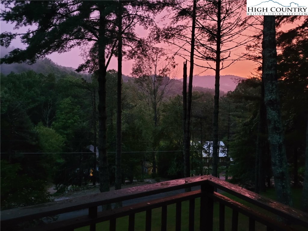 281 Old Hartley Road Banner Elk, NC 28604 - Photo 49 of 50 a view of a balcony with a yard