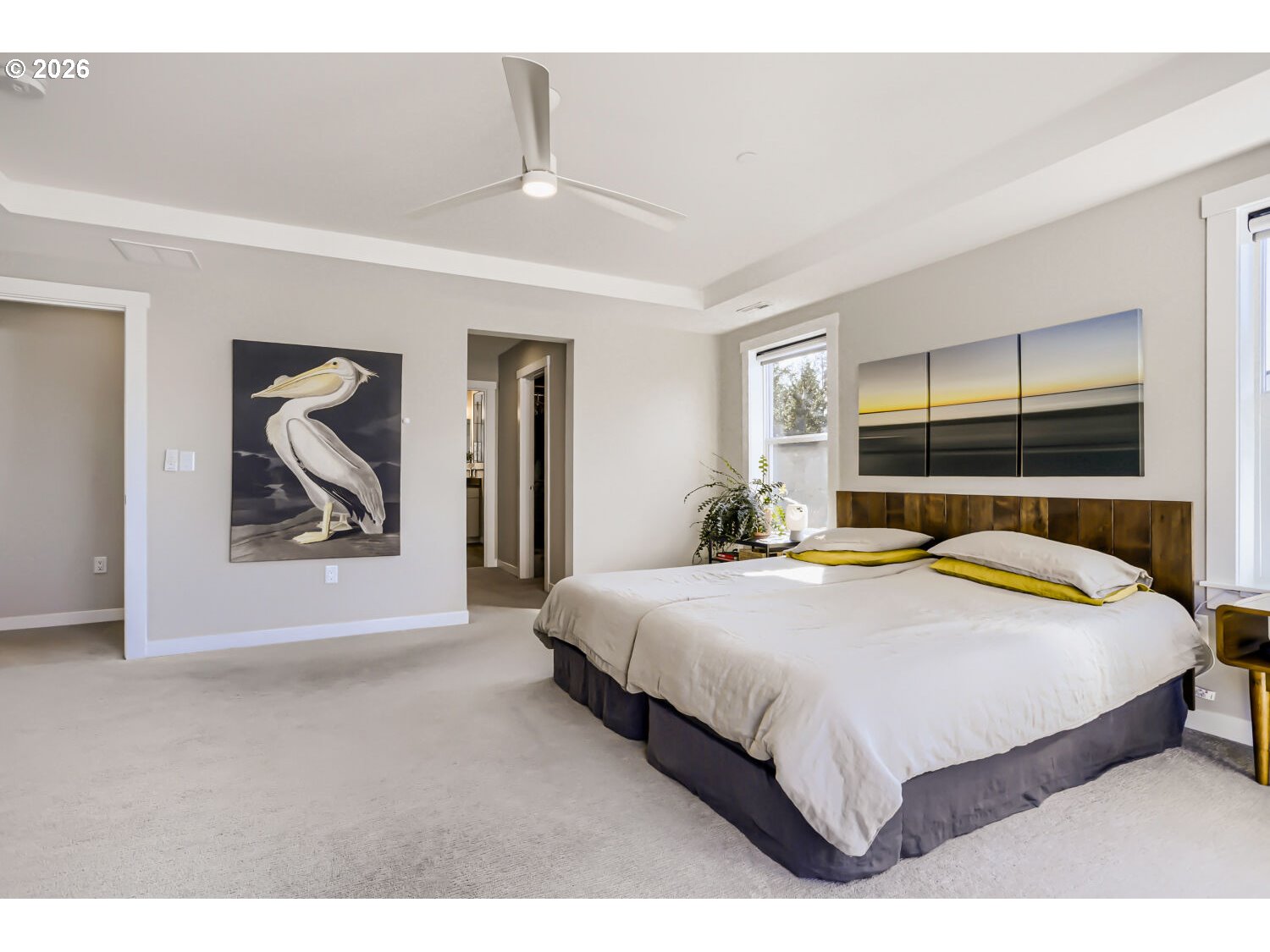 9957 Southwest 173rd Avenue Beaverton, OR 97007 - Photo 24 of 45 a bedroom with a bed and a painting