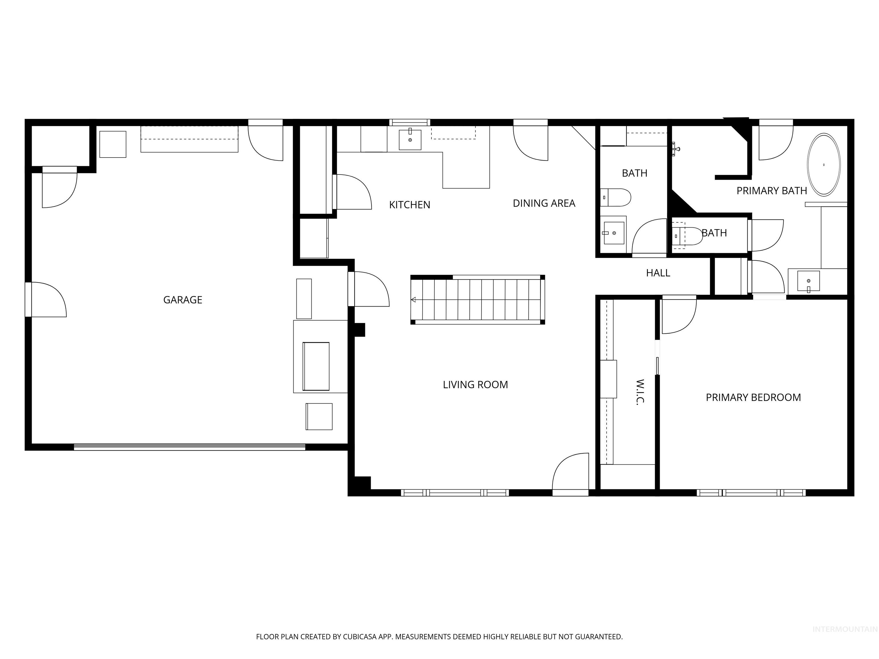 3582 Northwest Dutton Way Mountain Home, ID 83647 - Photo 49 of 50 Main level floor plan