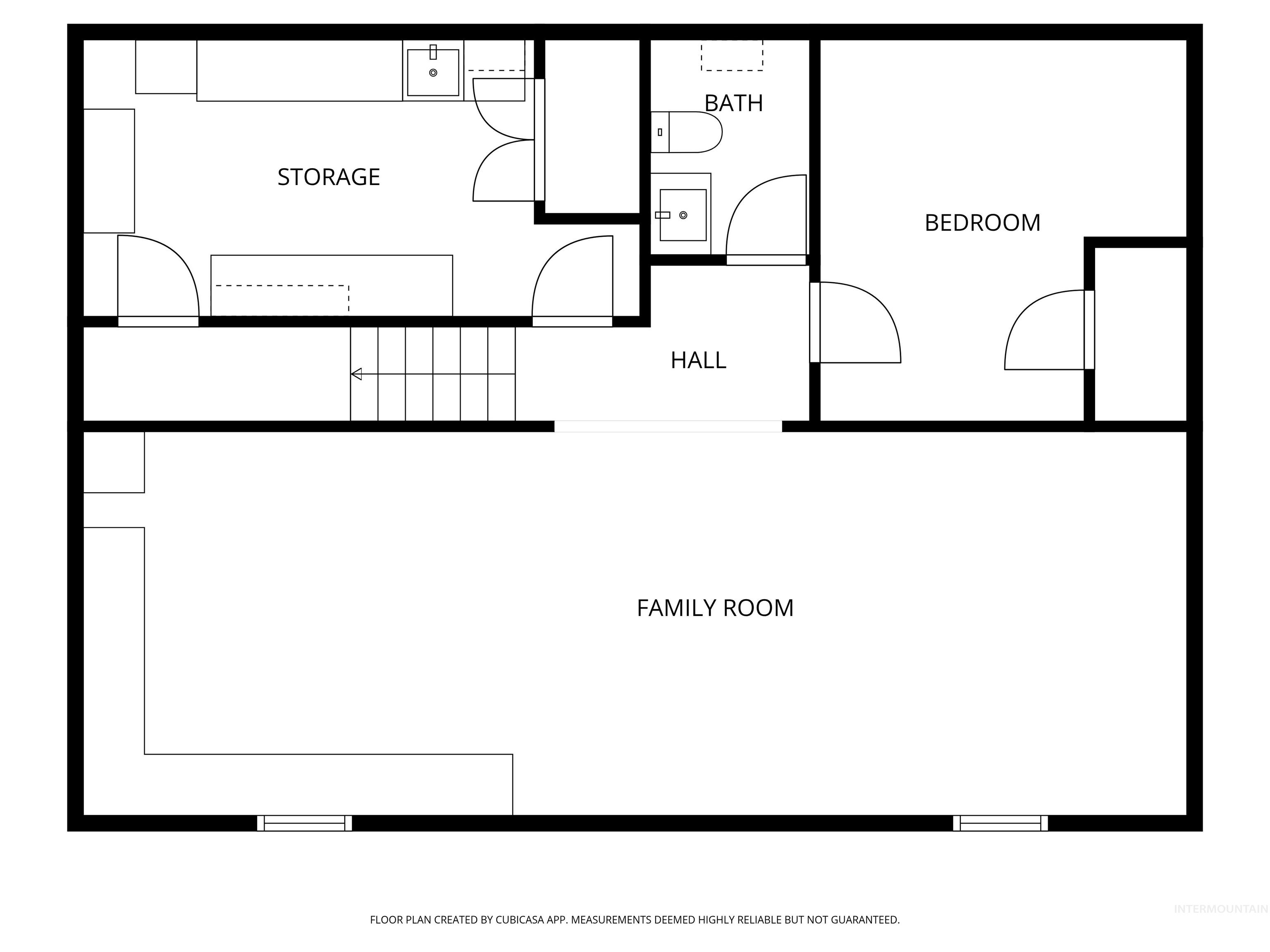 3582 Northwest Dutton Way Mountain Home, ID 83647 - Photo 50 of 50 Downstairs floor plan