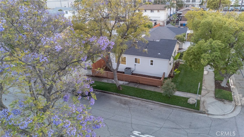 700 West 10th Street Azusa, CA 91702 - Photo 32 of 43 an aerial view of a house with a yard and garden