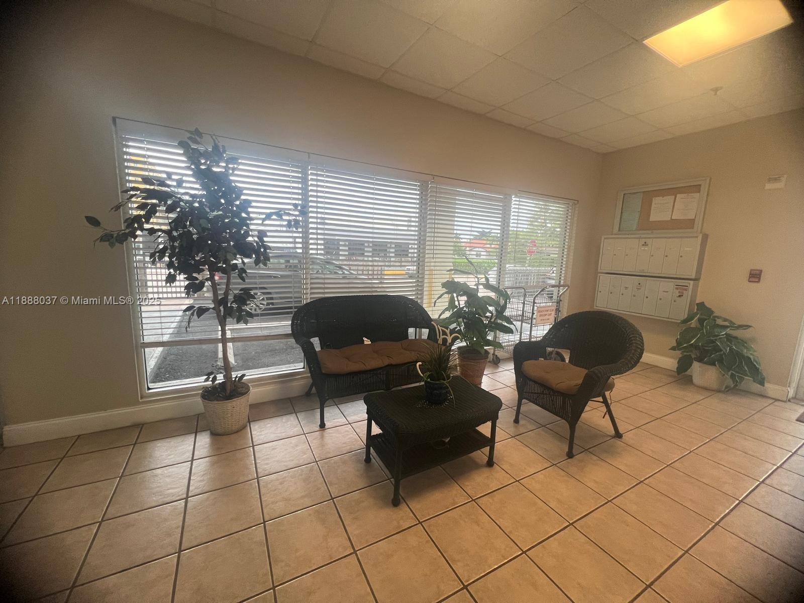 8900 Collins Avenue, Unit 203 Surfside, FL 33154 - Photo 2 of 11 a living room with furniture and a potted plant
