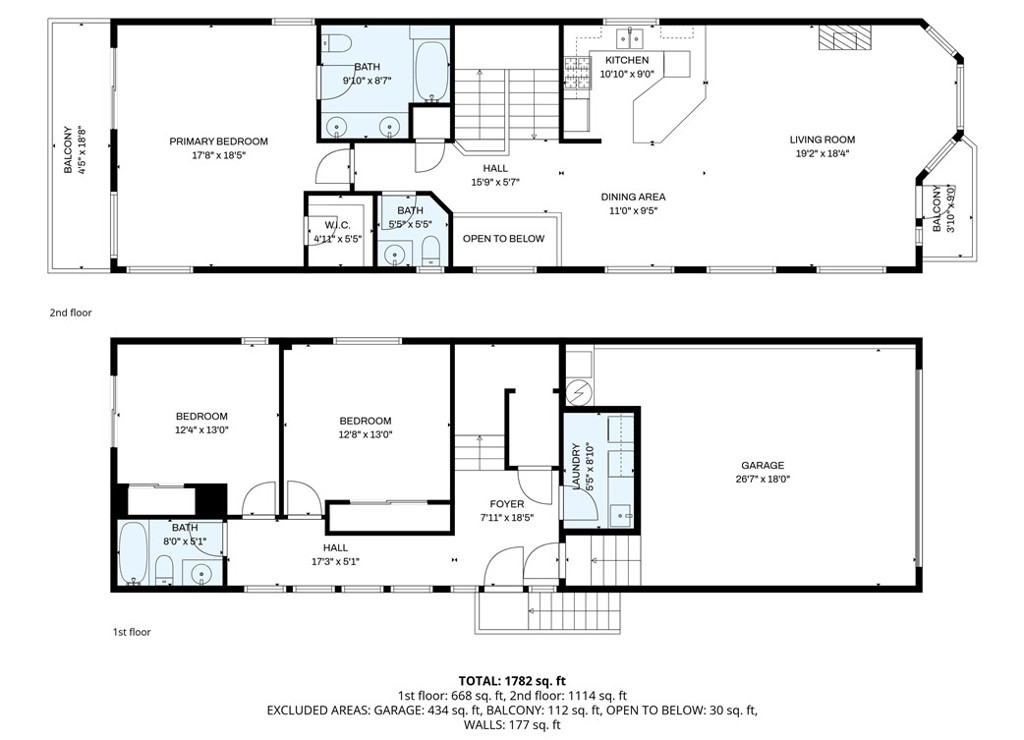 191 J Street Cayucos, CA 93430 - Photo 47 of 47 Floor Plan not to scale