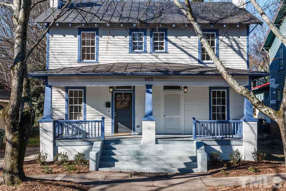 605 North East Street Raleigh, NC 27604 - Photo 2 of 25 a front view of a house with entertaining space