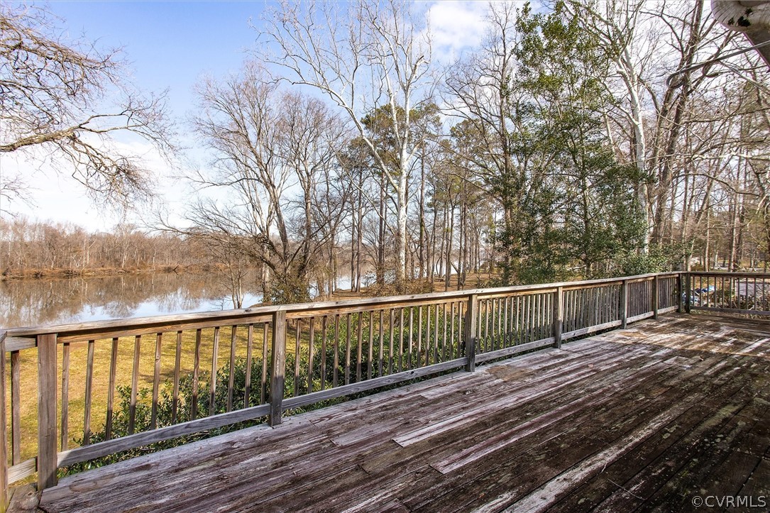 4221 Old Gun Road East Midlothian, VA 23113 - Photo 41 of 44 a view of balcony with wooden floor