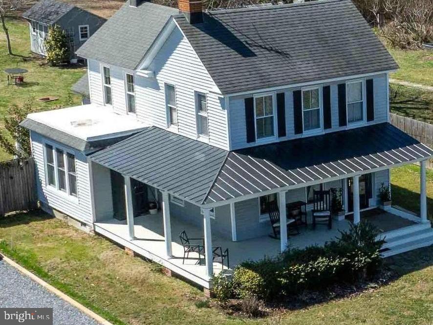 6394 Bozman Neavitt Road Neavitt, MD 21652 - Photo 2 of 29 Aerial view from front showing porch