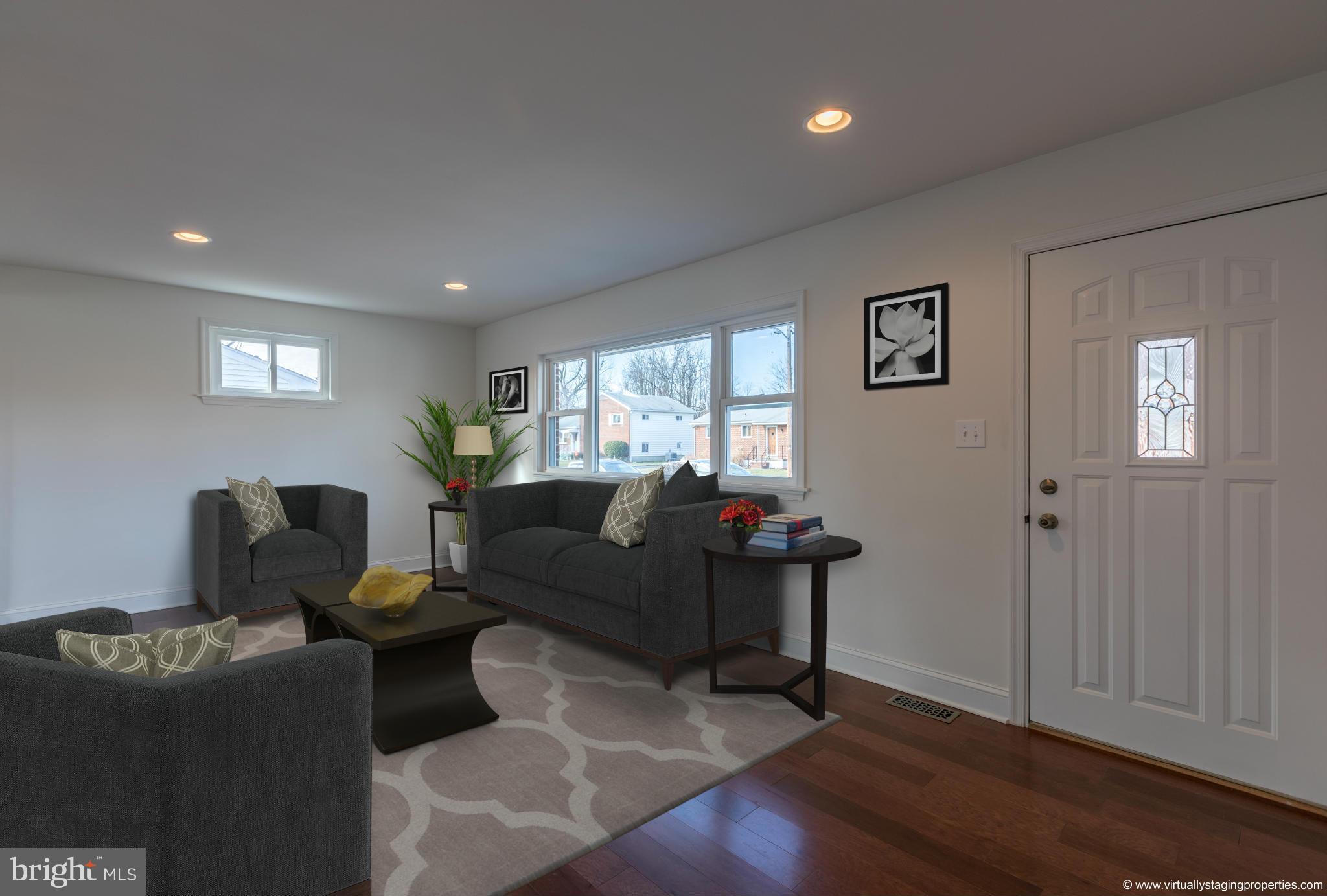 2821 Greenlawn Road Baltimore, MD 21207 - Photo 3 of 28 Main Floor Living Room