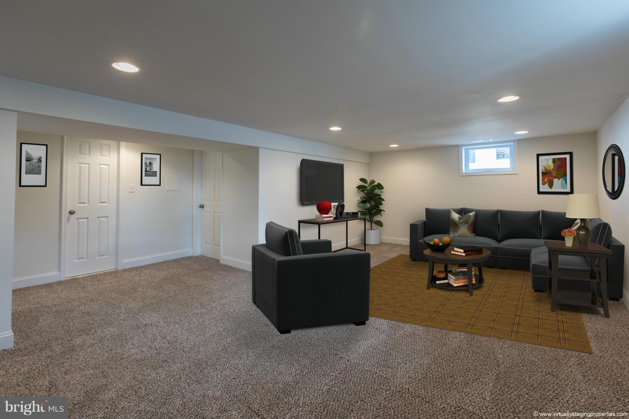 2821 Greenlawn Road Baltimore, MD 21207 - Photo 10 of 28 Basement Rec Room