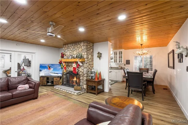 a kitchen with granite countertop lots of counter top space
