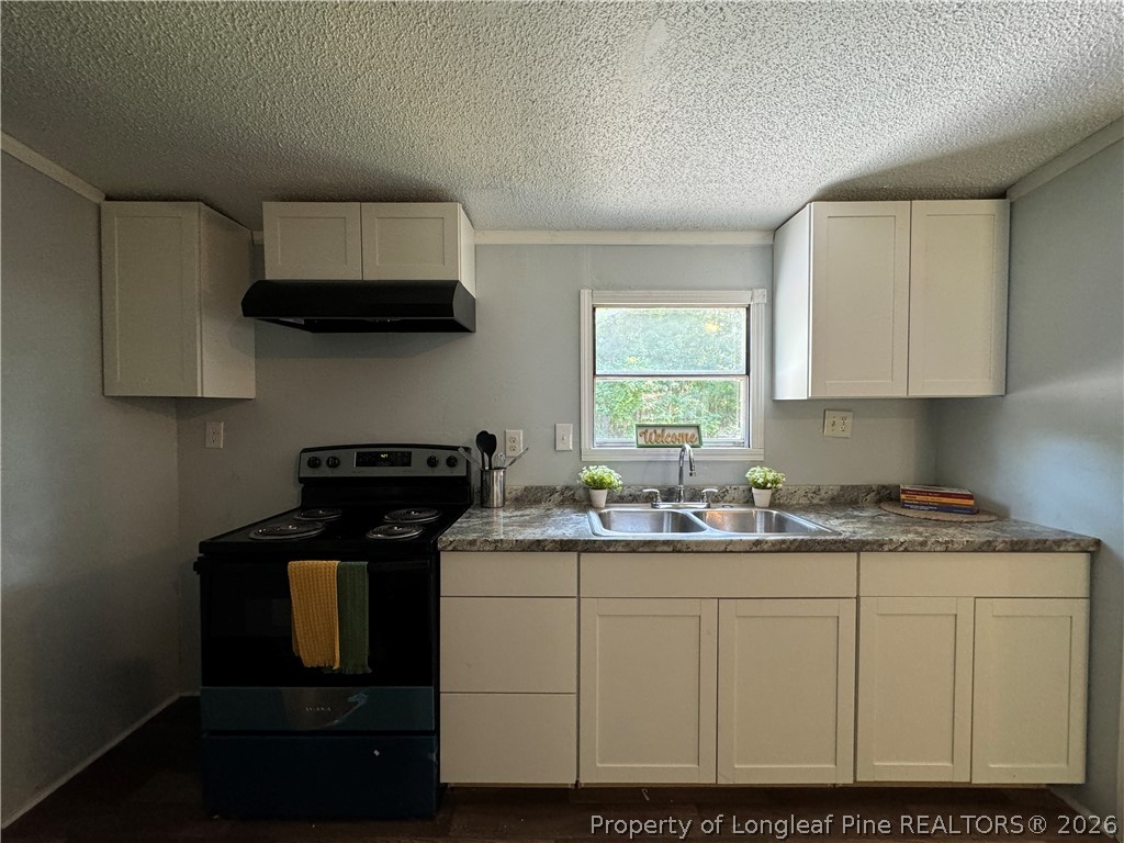 511 Inverary Drive Raeford, NC 28376 - Photo 11 of 32 a kitchen with stainless steel appliances a sink stove and cabinets