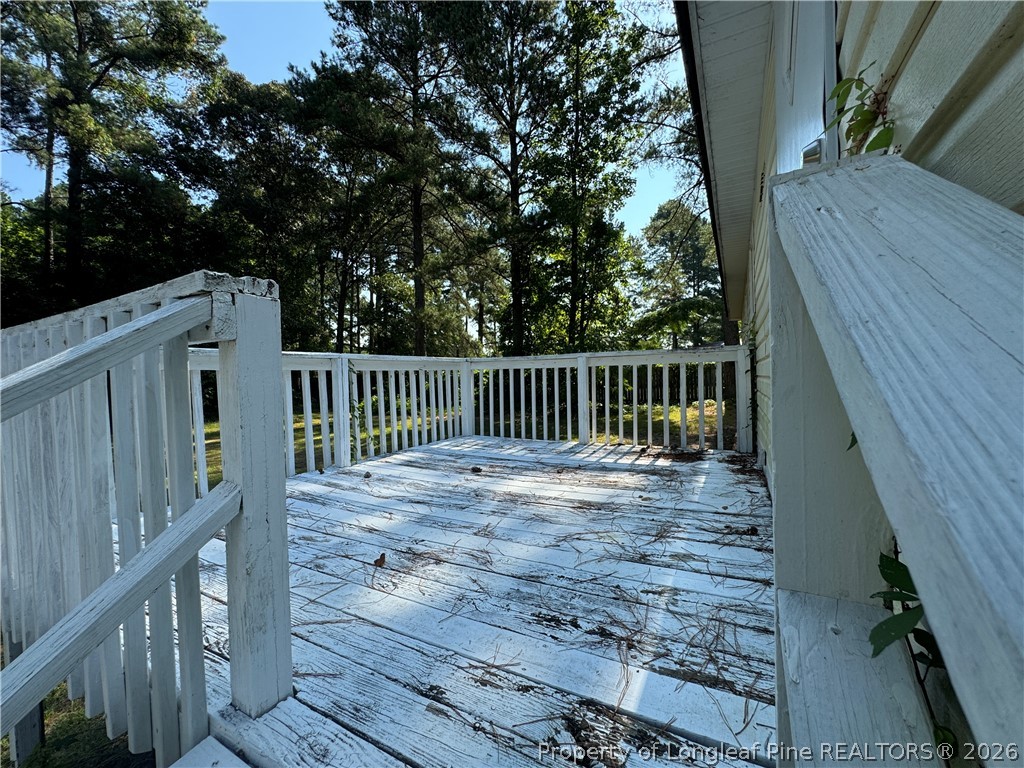 511 Inverary Drive Raeford, NC 28376 - Photo 30 of 32 a view of deck and wooden floor