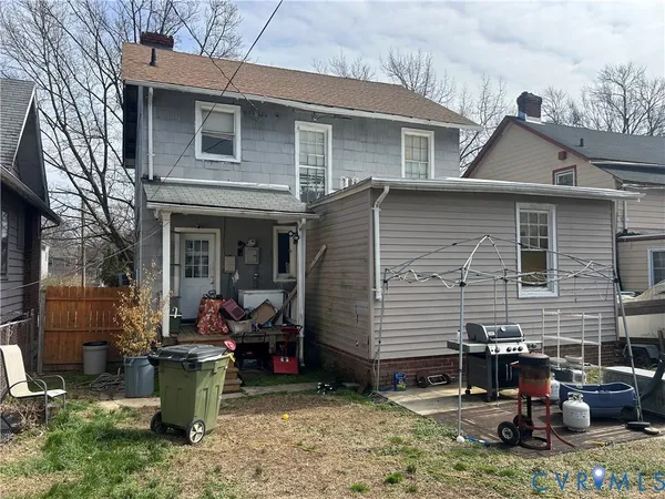 a view of a house with a patio
