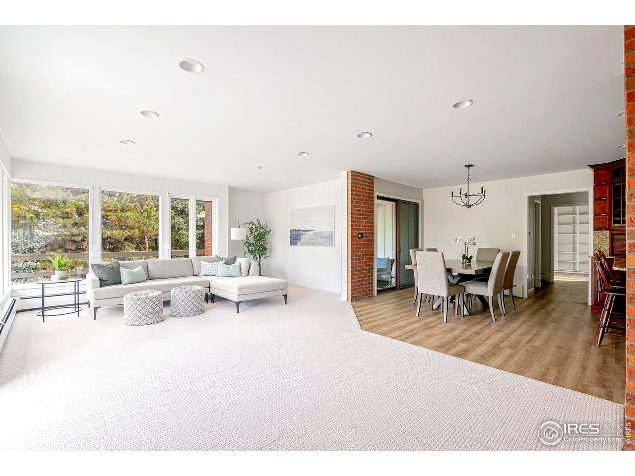 19 Ridge Road Boulder, CO 80303 - Photo 13 of 40 a living room with furniture and a large window