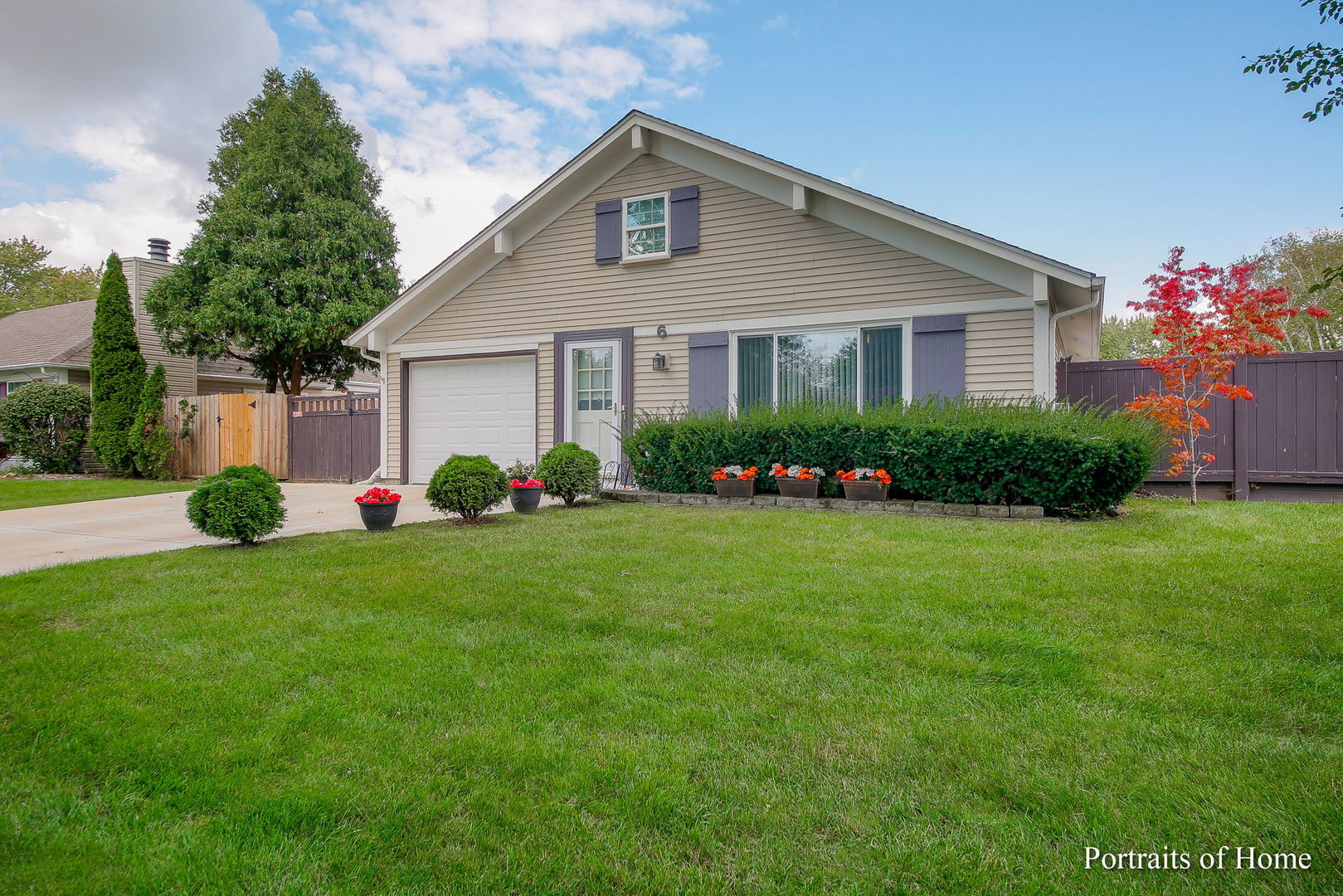 6 Shermead Road Montgomery, IL 60538 - Photo 2 of 25 a front view of house with yard and green space