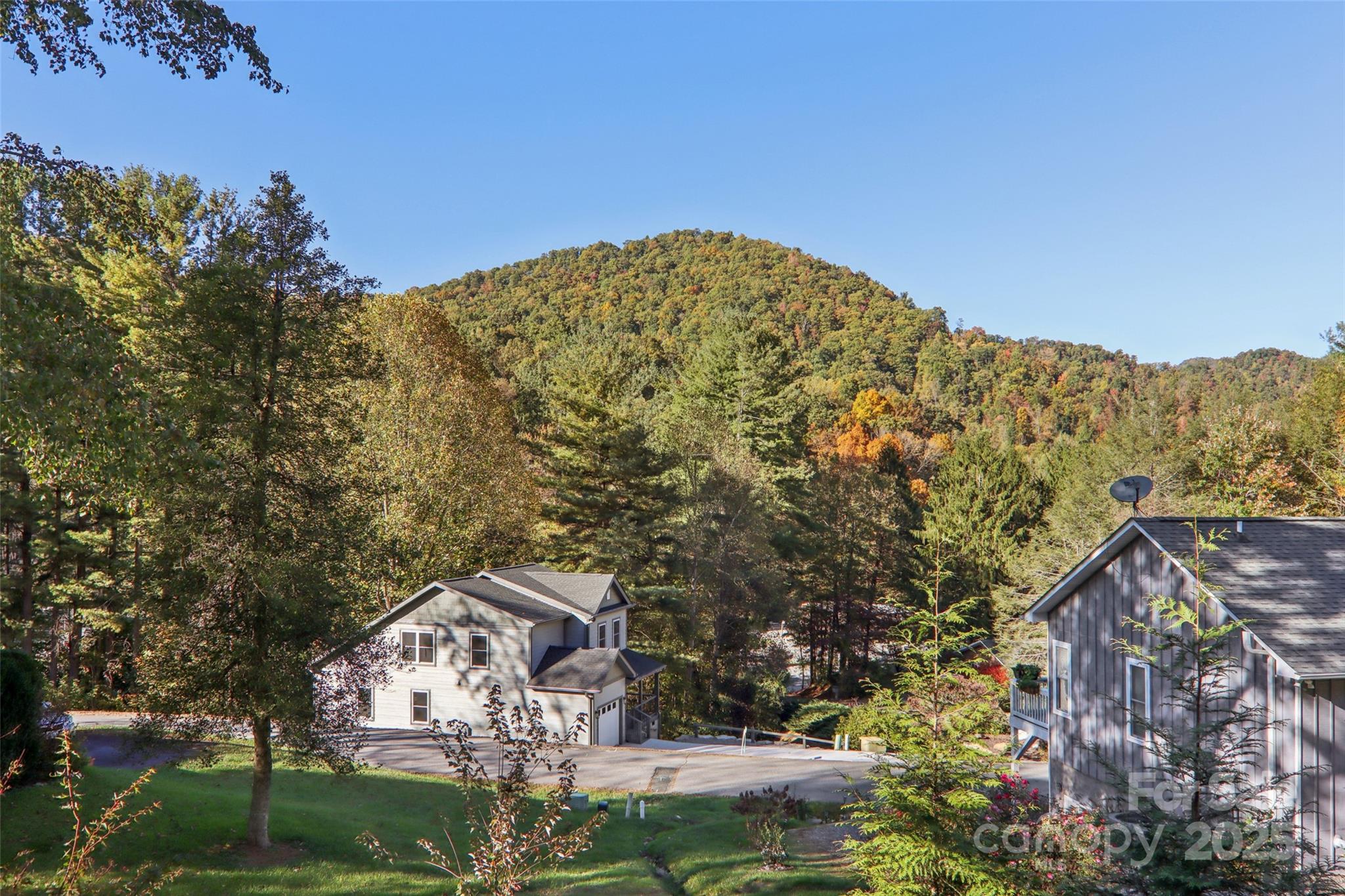 166 Linsonwood Ridge Waynesville, NC 28786 - Photo 35 of 39 a view of a large tree in front of a house