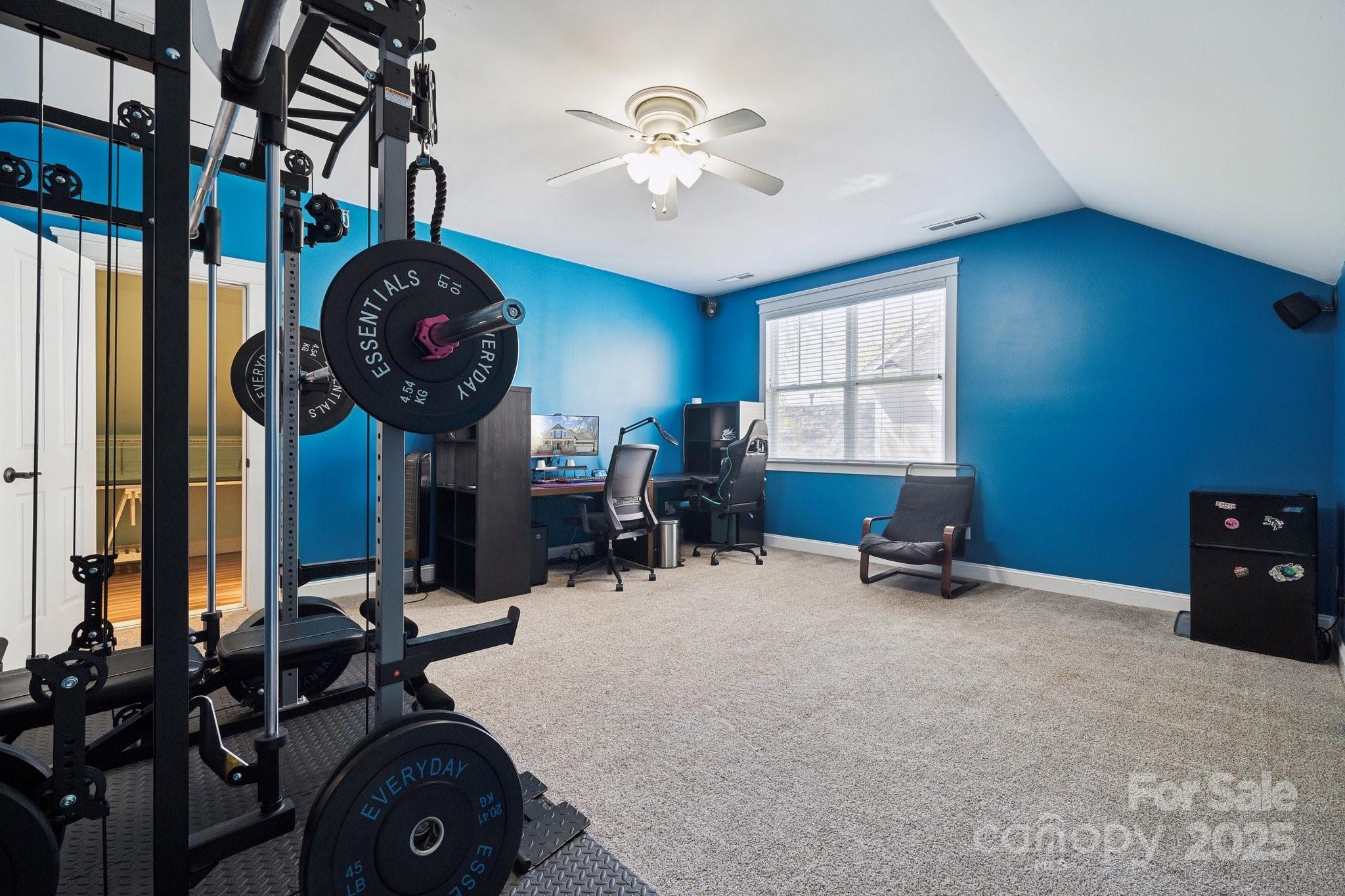 369 Shoreline Parkway Tega Cay, SC 29708 - Photo 26 of 40 a view of a room with gym equipment