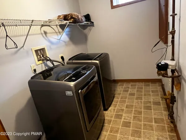 a close view of utility room