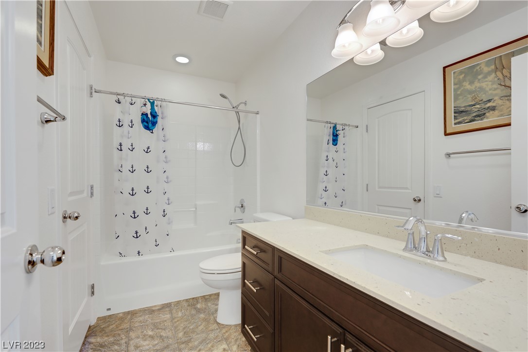 3928 Total Eclipse Street Las Vegas, NV 89129 - Photo 17 of 38 Downstairs Bathroom