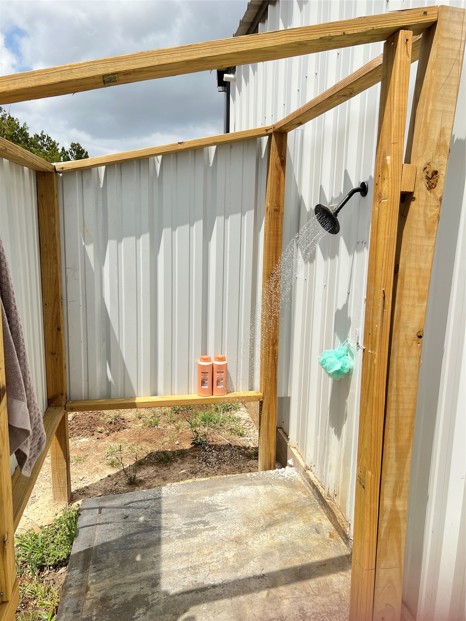 250 County Road 419 Evant, TX 76525 - Photo 12 of 14 a view of a bathroom with a tub and a shower curtain