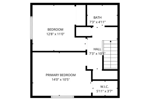 a picture of a park with a bench