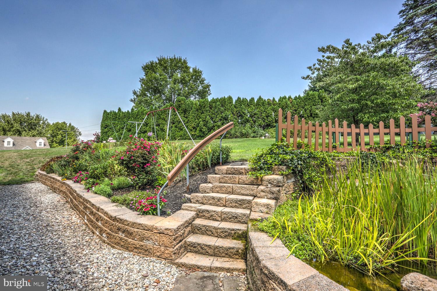 115 Risser Road Bainbridge, PA 17502 - Photo 8 of 65 Stairs to upper yard. Well is top of lot here
