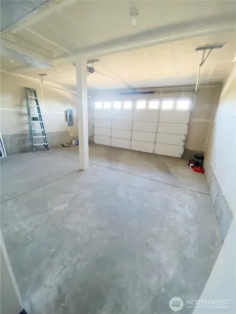 a view of parking garage