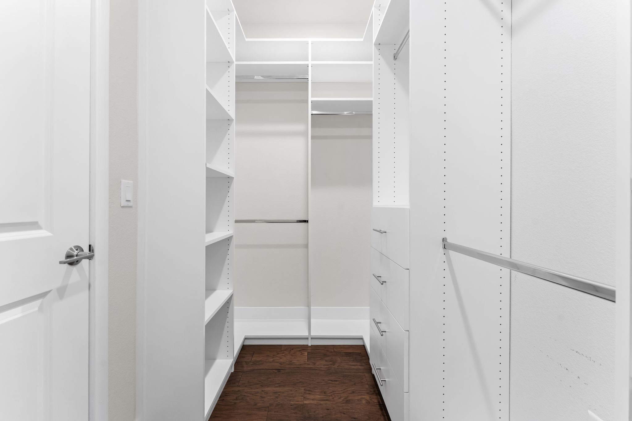 2803 Mary Elizabeth Drive Austin, TX 78728 - Photo 14 of 30 Walk in closet with dark wood-style floors