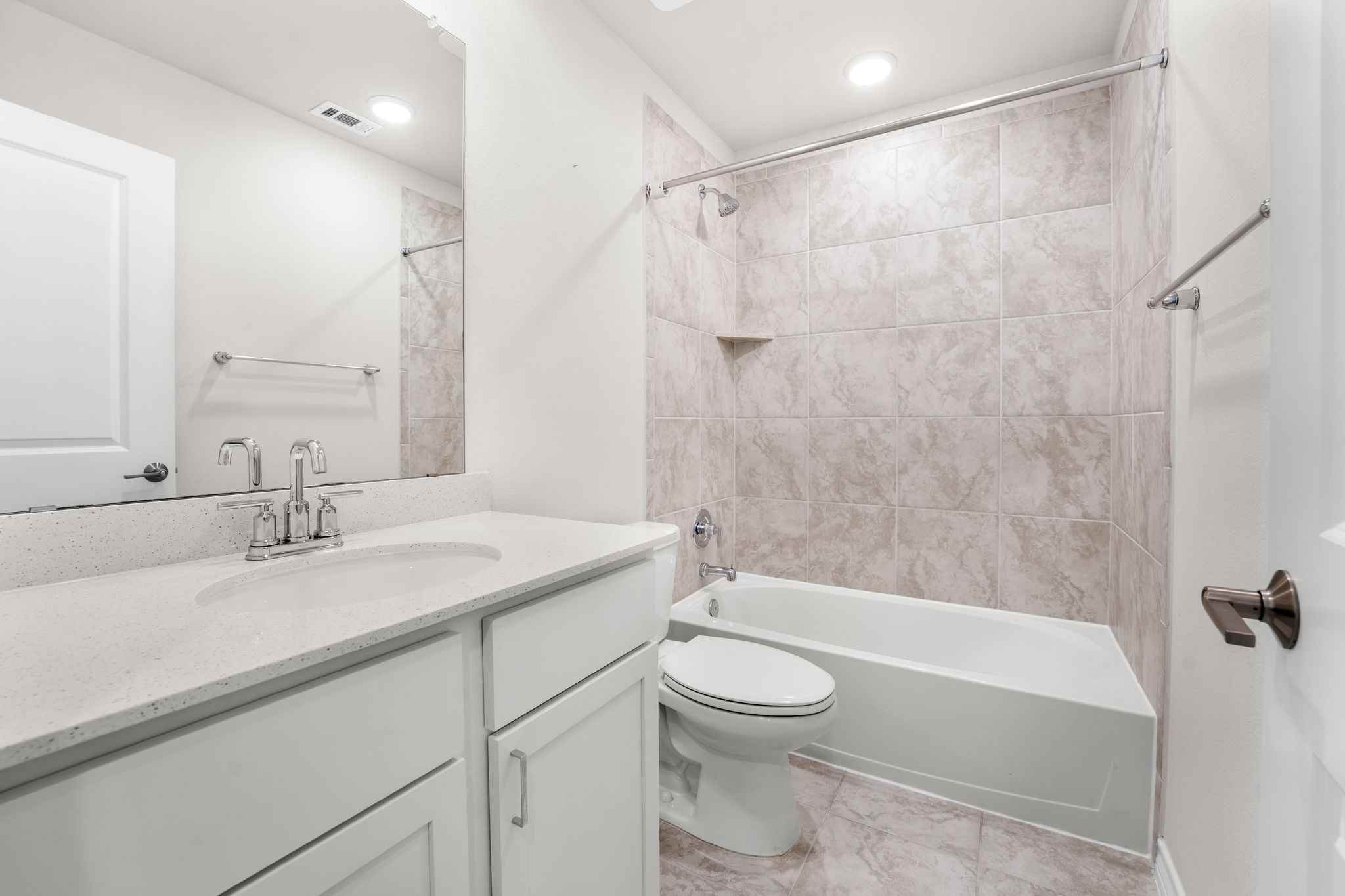 2803 Mary Elizabeth Drive Austin, TX 78728 - Photo 22 of 30 Bathroom with vanity and shower / bathtub combination