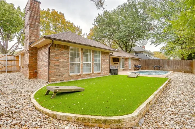 a view of outdoor space yard swimming pool and patio