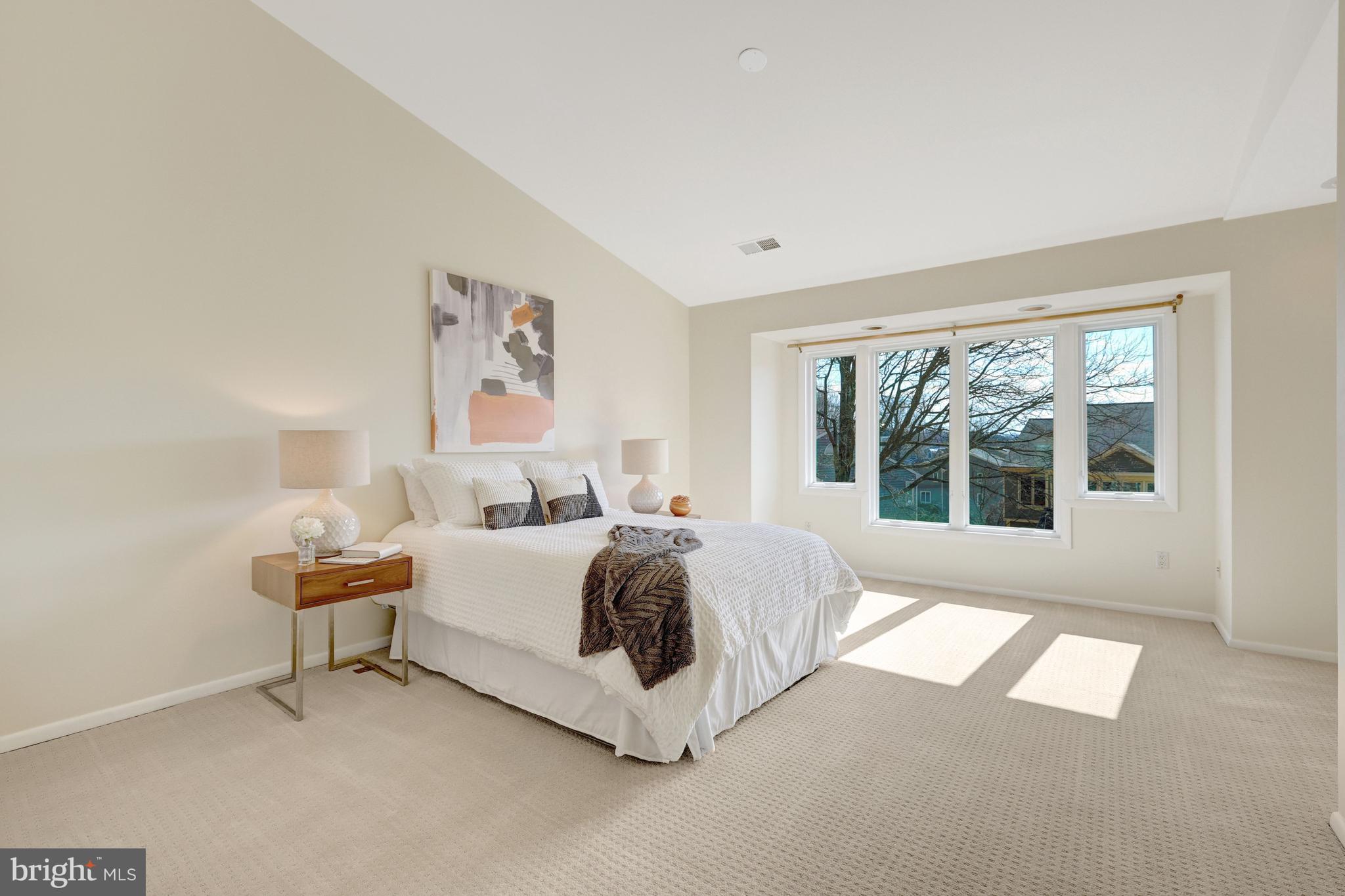 1926 Lakeport Way Reston, VA 20191 - Photo 24 of 54 Spacious primary suite with a vaulted ceiling.