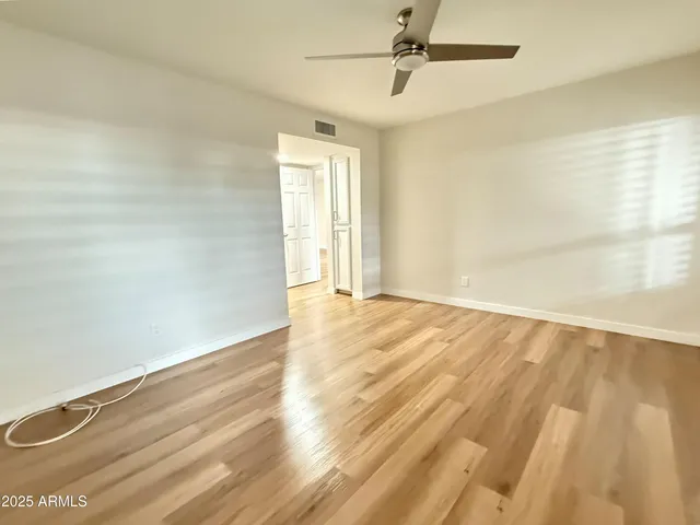 wooden floor in an empty room