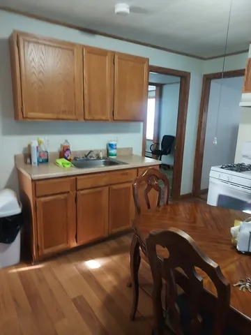 a bathroom with a sink and a vanity