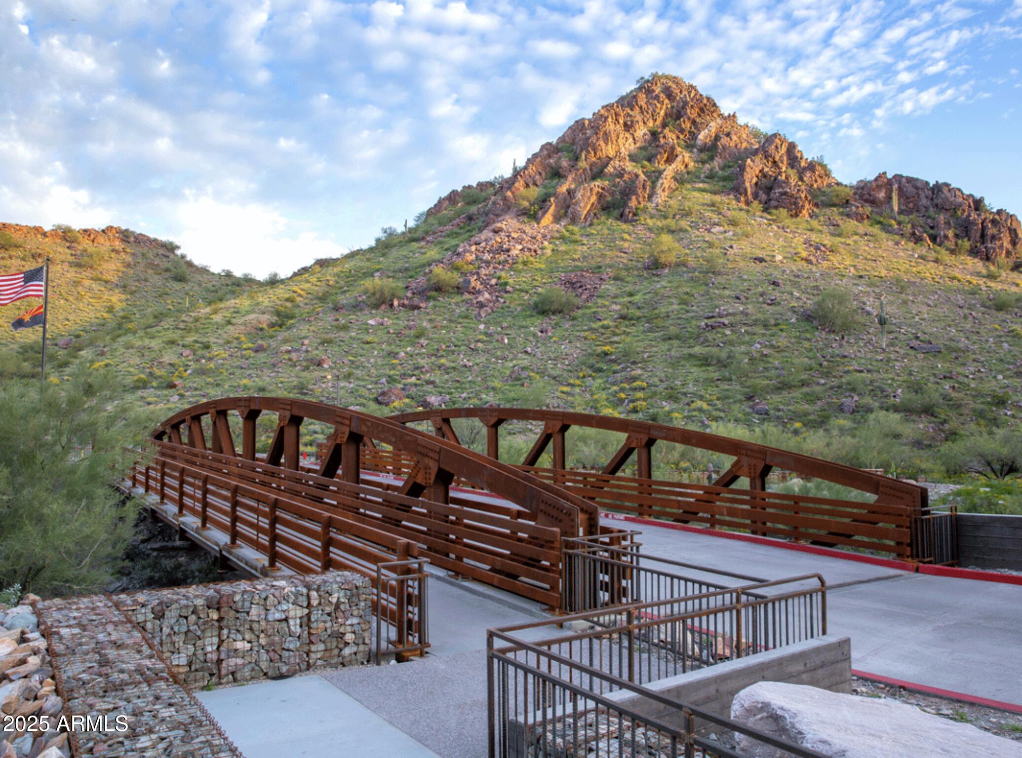 1701 East Colter Street, Unit 191 Phoenix, AZ 85016 - Photo 29 of 33 a view of a roof deck with mountain view