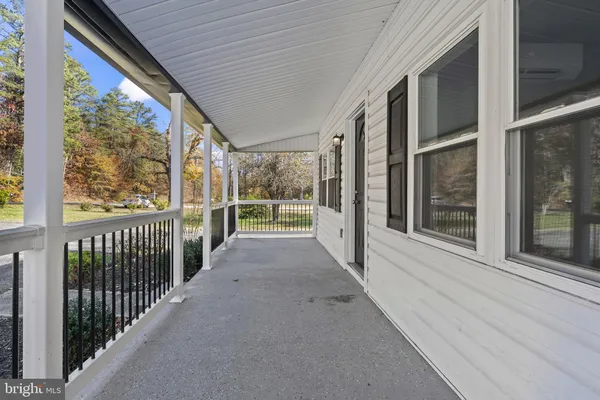 a view of a house with porch