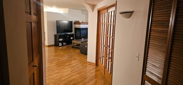 a view of a living room