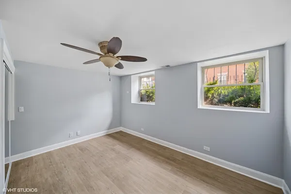 a view of a window in an empty room